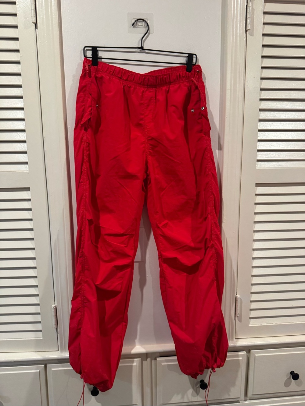 Love Tree Bright Red Track Pants Joggers